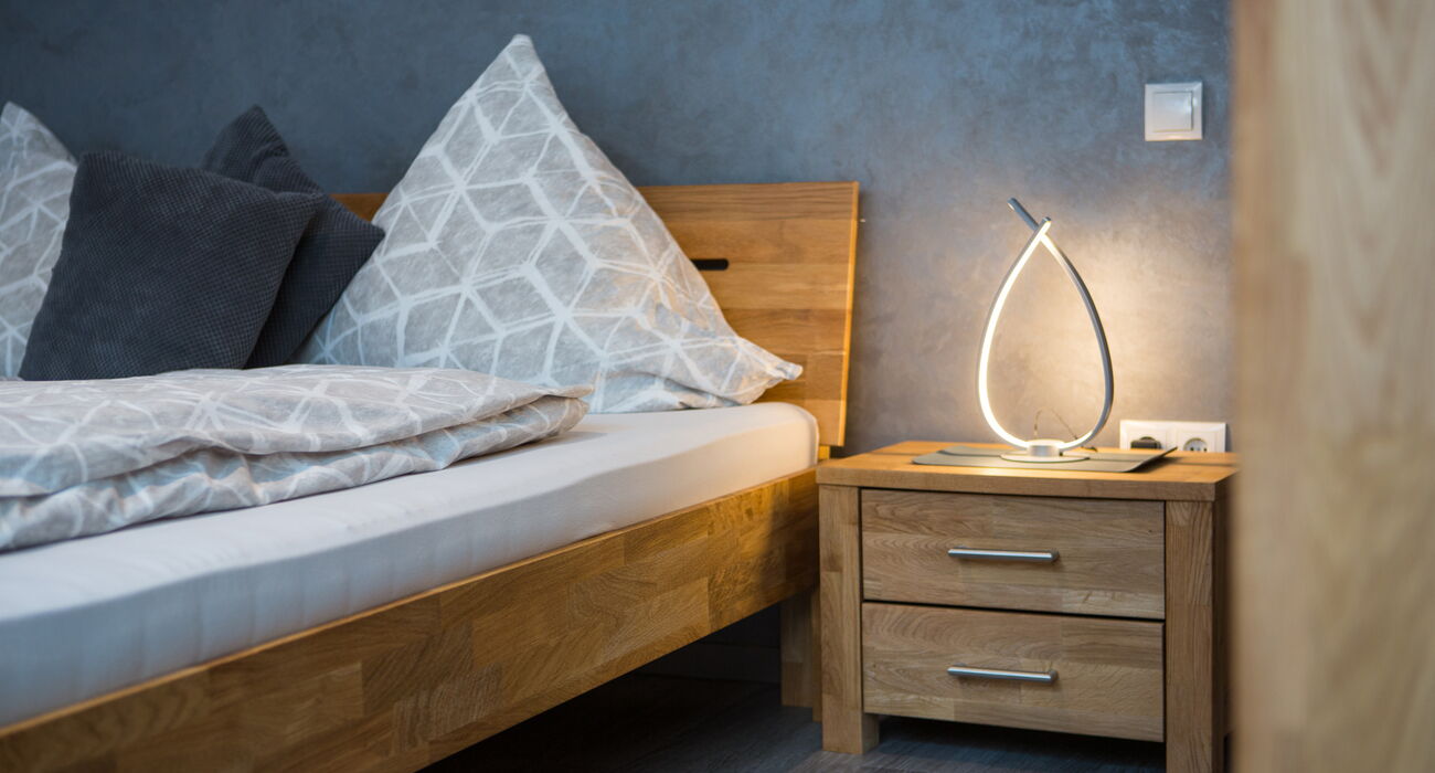 Komfortables Doppelbett